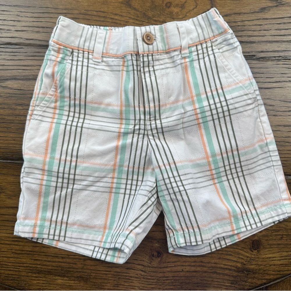 Janie and Jack 12-18mo Plaid Shorts